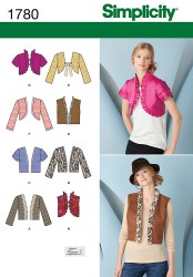 1780 MS NOVELTY JACKETS, VESTS, LACE OR NOT PATTERN 16-24